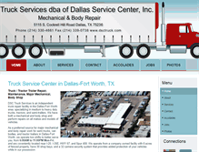 Tablet Screenshot of dsctruck.com